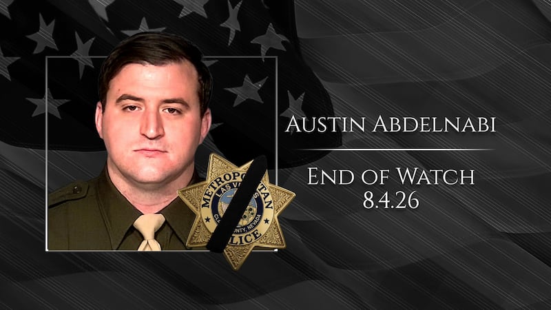 A Las Vegas Metropolitan Police officer was shot and killed Tuesday afternoon after responding...