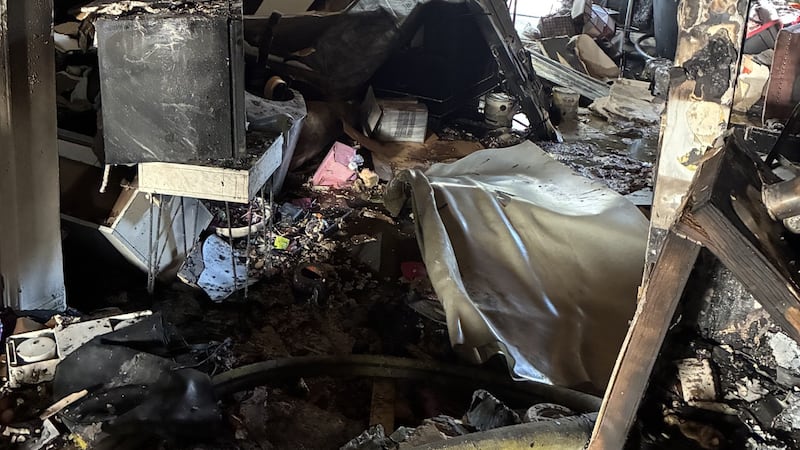 Una persona herida y un perro muerto en incendio de una casa adosada en el condado de Clark
