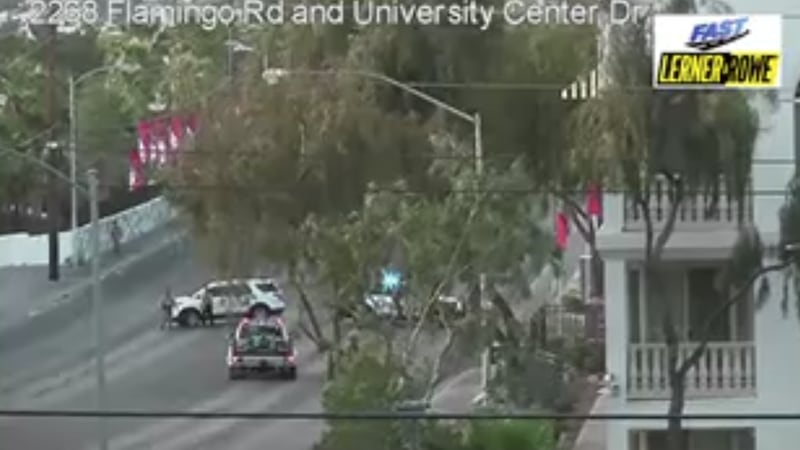 Peatón hospitalizado tras un atropello con fuga en Las Vegas