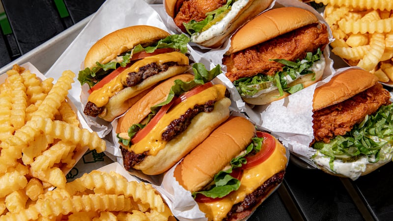 Shake Shack burgers and fries