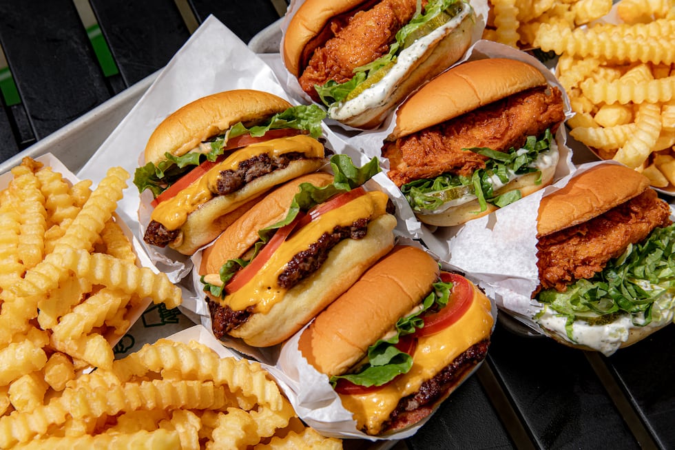 Shake Shack burgers and fries