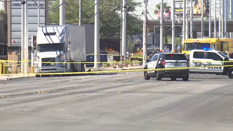 The Las Vegas Metropolitan Police Department stated that officers are currently on the scene...