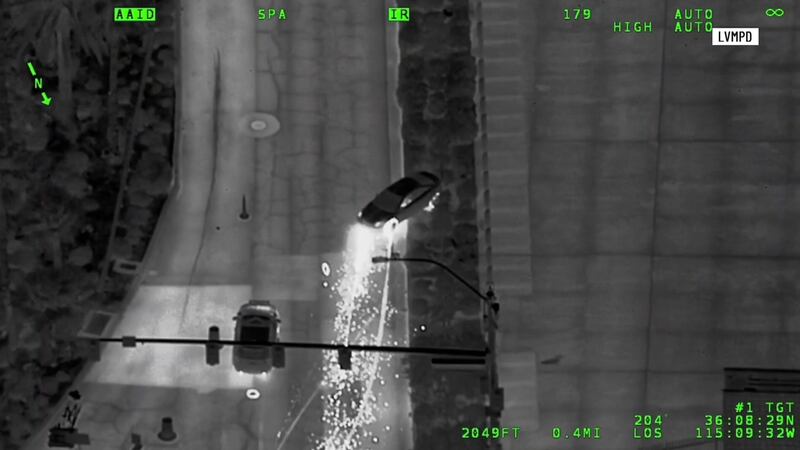 La Unidad Aérea del LVMPD muestra sus capacidades de lucha contra el crimen en un evento público