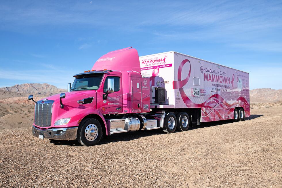 Nevada Health Centers’ Mammovan makes two stops in Las Vegas next week for Breast Cancer...