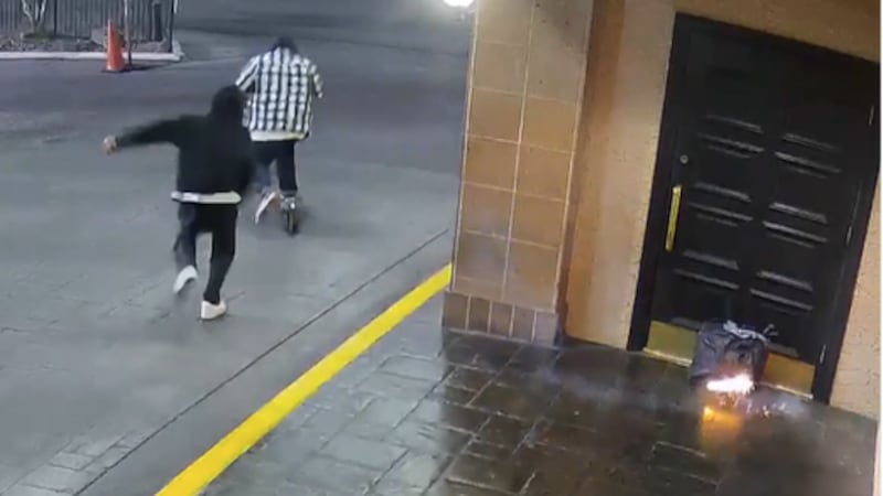 Grand jury evidence obtained by FOX5 shows new video in the case of a device explosion outside...