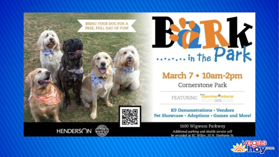 Servicios de protección animal de Henderson ofrecen adopciones de mascotas en ‘Bark in the Park’