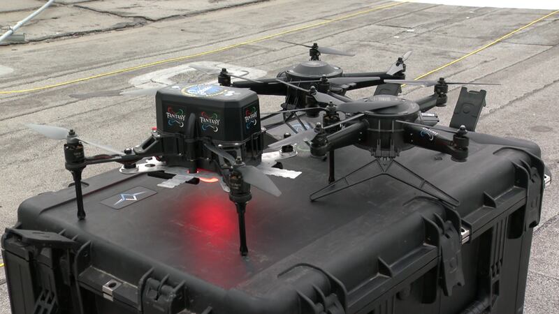 Drone show debuts over Las Vegas Strip on New Year’s Eve