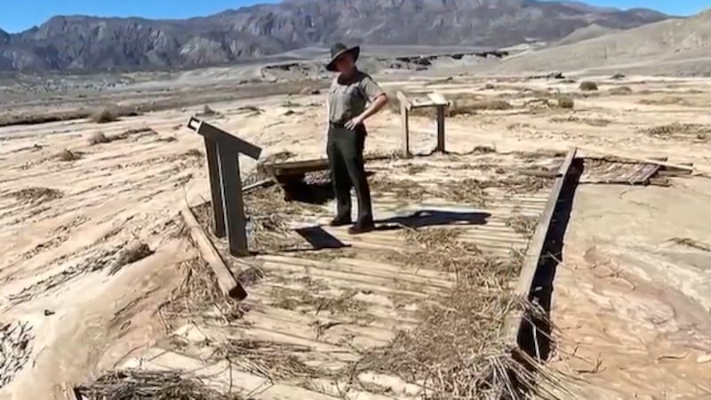 The National Park Service has reopened the Salt Creek Boardwalk in Death Valley National Park...