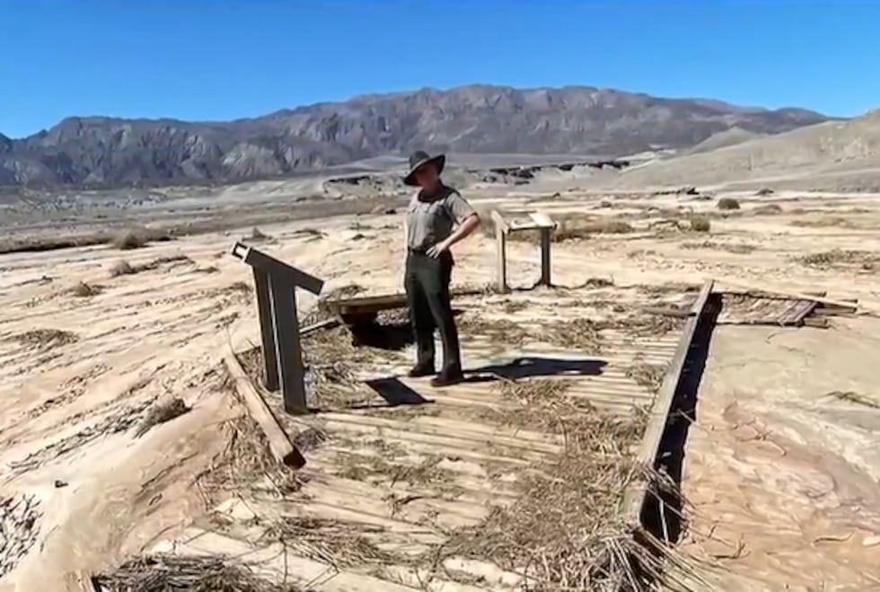 The National Park Service has reopened the Salt Creek Boardwalk in Death Valley National Park...