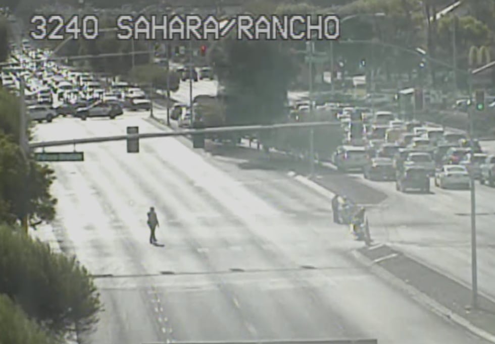 Pedestrian struck near S. Rancho Drive and W. Sahara Avenue