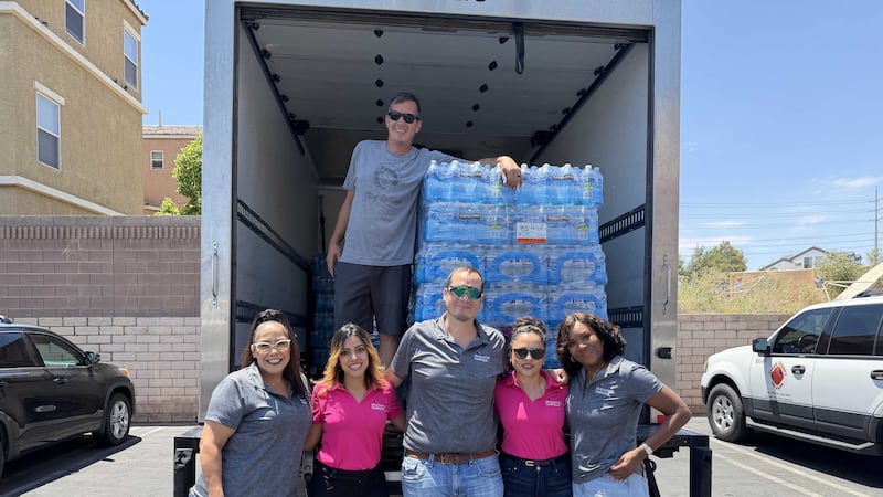 SilverSummit donates water to help Las Vegas homeless outreach groups during extreme heat risk.