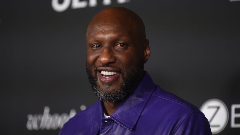 Lamar Odom arrives at A Night With Whoopi on Saturday, July 20, 2024, in Los Angeles. (Photo...