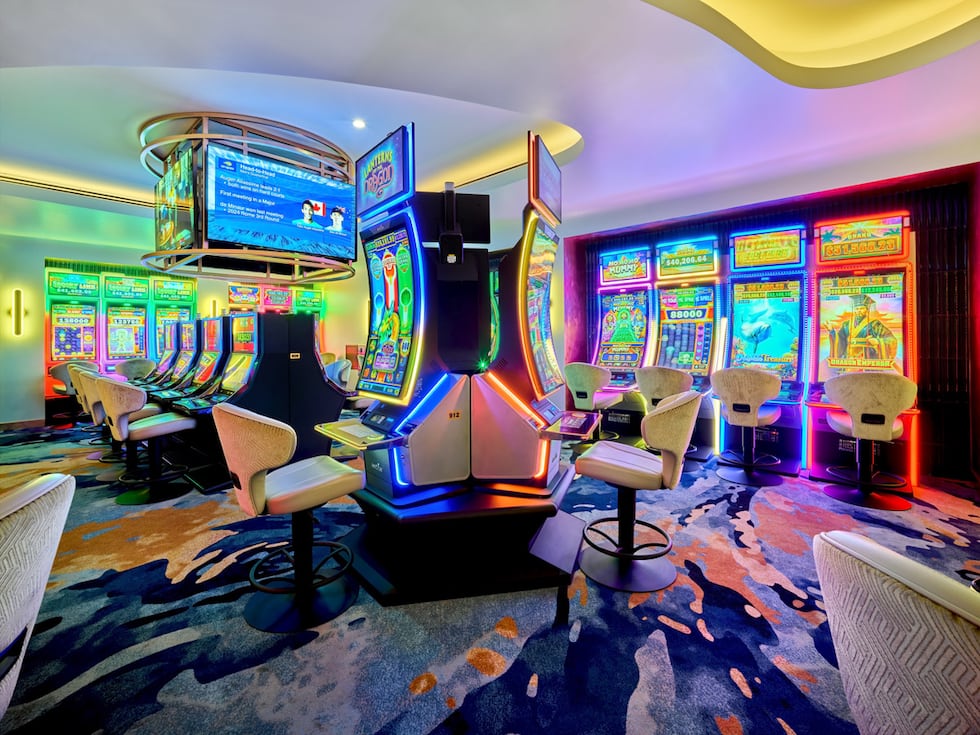 En el interior del casino Rampart, ubicado en el JW Marriott Las Vegas, en Las Vegas, se...