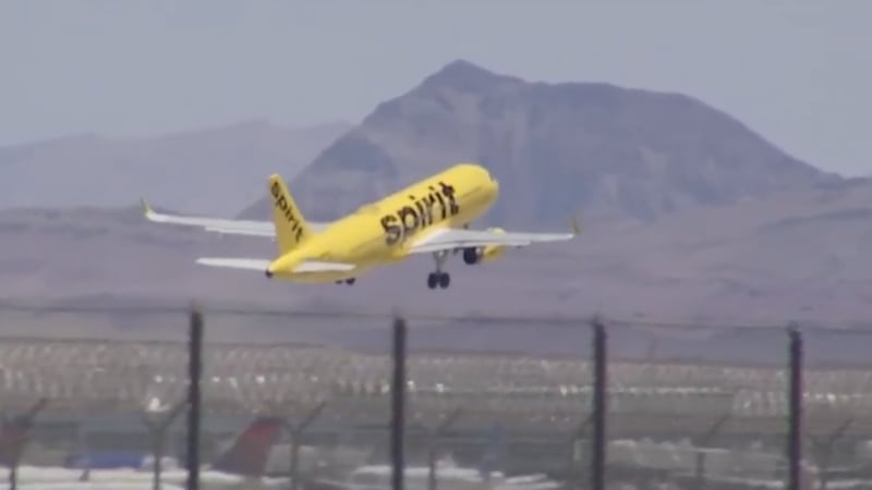 Spirit Airlines’ final yellow planes left Harry Reid Airport, ending a major budget option....