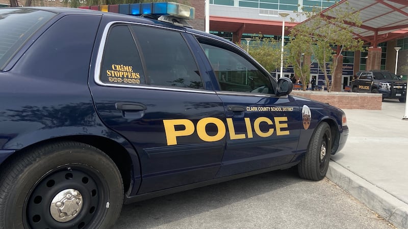 A vehicle for Clark County School District (CCSD) police is seen in this FOX5 file photo.