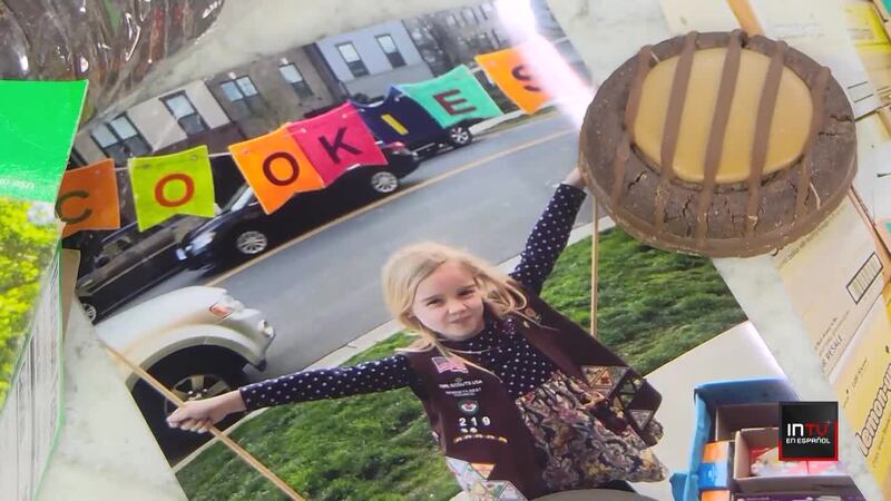 Esta girl scout ostenta un dulce récord