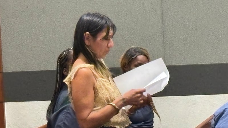 A woman accused of making a bomb threat at a downtown Las Vegas parking garage appeared in...