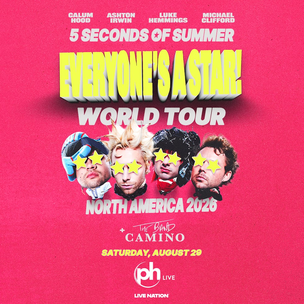 5 Seconds of Summer anuncia una parada de su gira mundial “Everyone’s a Star!” en Las Vegas.