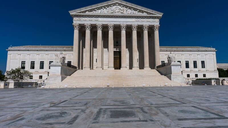 La Corte Suprema de EEUU Washington, el lunes 18 de mayo de 2026. (AP Foto/J. Scott Applewhite)