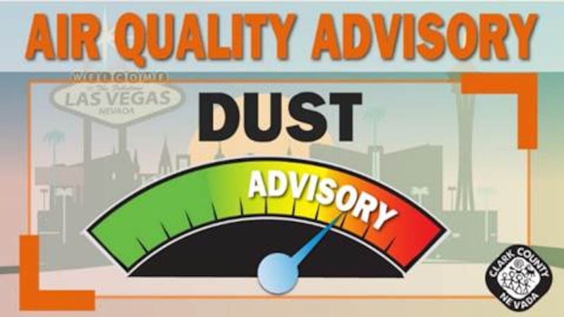 Clark County issued an air quality advisory for September 1