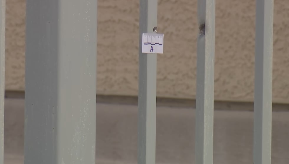 North Las Vegas Police Department Traffic Division building reportedly shot at several times.