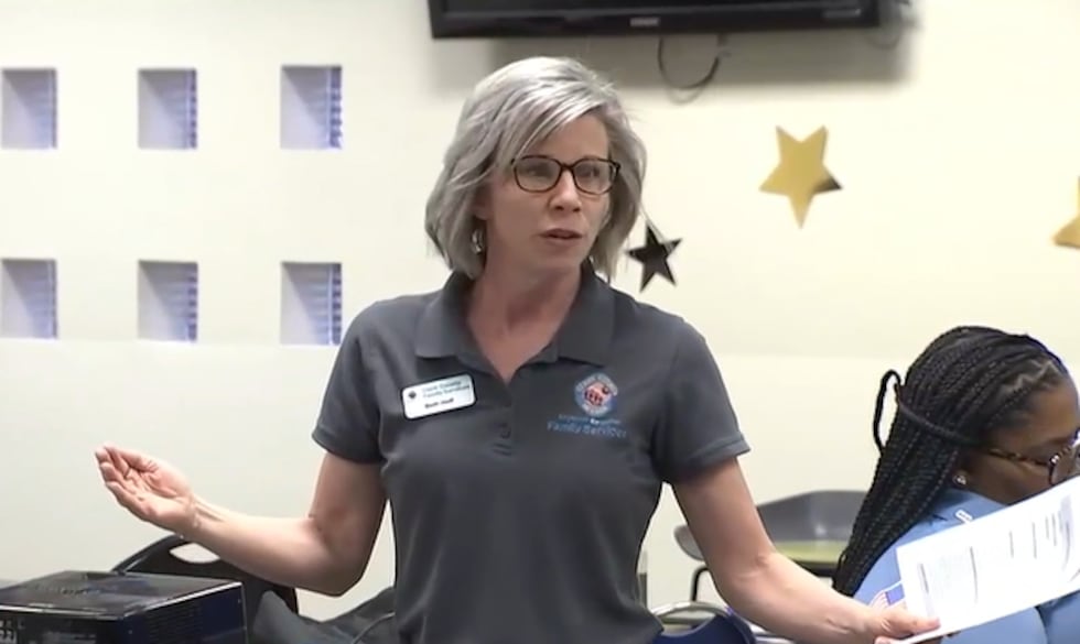 Clark County held a free community event to recruit prospective foster parents as the county...