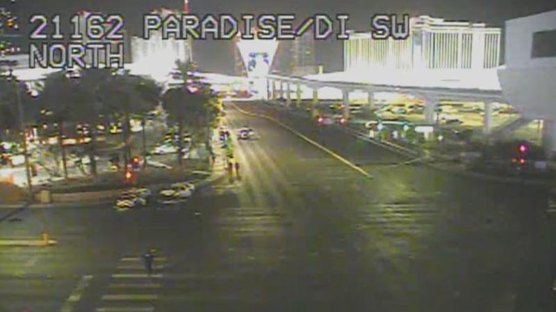 Las Vegas Metro Police said one person is dead after a crash Wednesday night.