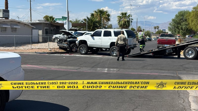 A driver has died after a two-vehicle collision at Vermont Avenue and Harvard Street in Las...