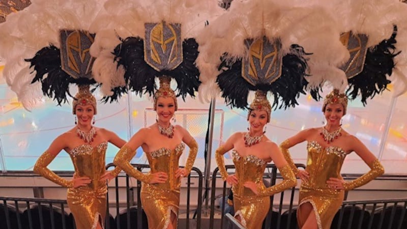 The Vegas Golden Knights are the only sports team with showgirls, and the Vegas Golden Belles...