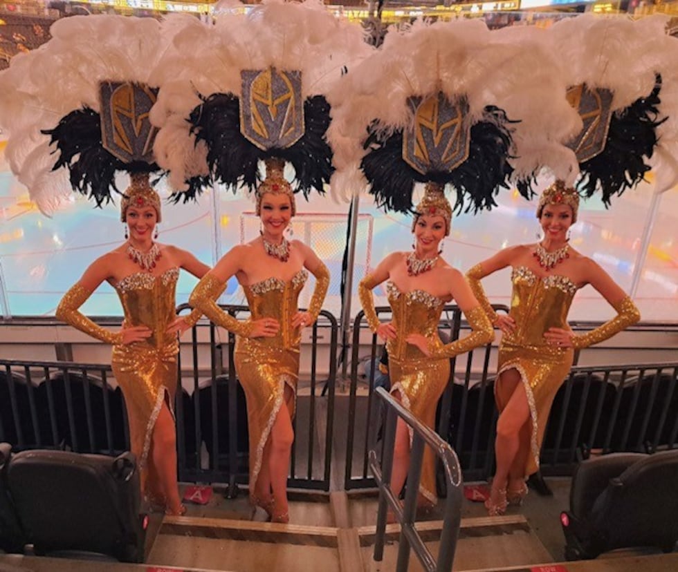 The Vegas Golden Knights are the only sports team with showgirls, and the Vegas Golden Belles...