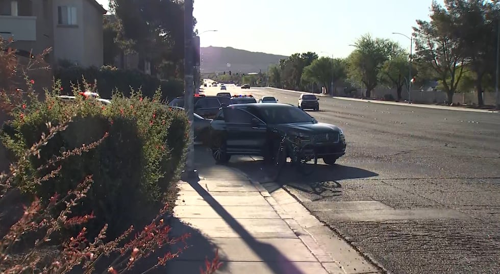 Un menor resultó herido tras un accidente en el este de Las Vegas el miércoles 22 de abril de...