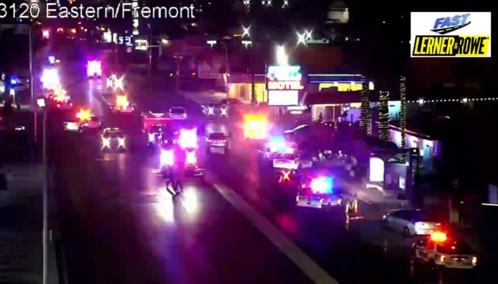 Las Vegas Metro Police are on scene in downtown due to police activity.