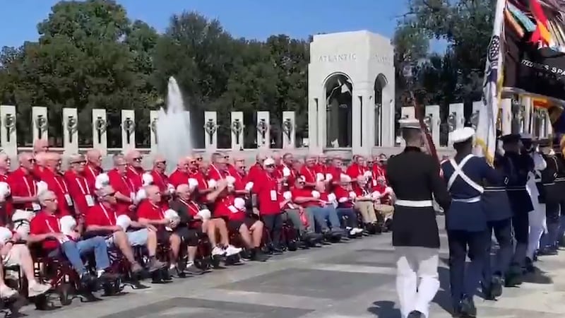FILE PHOTO: Veterans attend a previous Honor Flight.