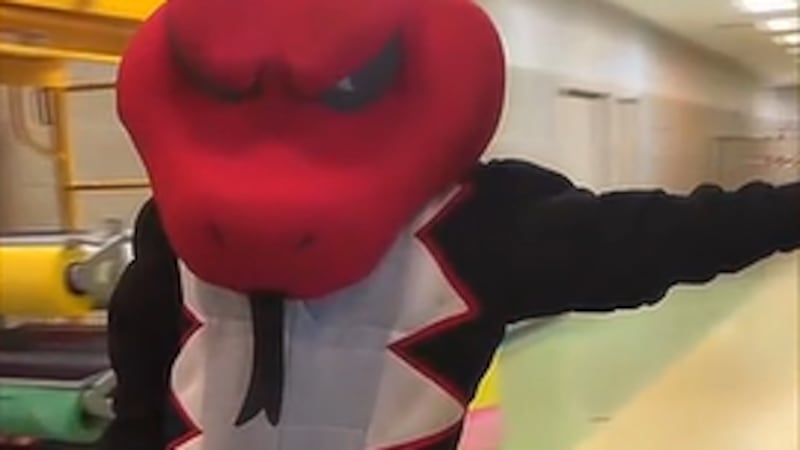 Desert Oasis High School mascot Dusty the Diamondback has reached the national Final Four for...