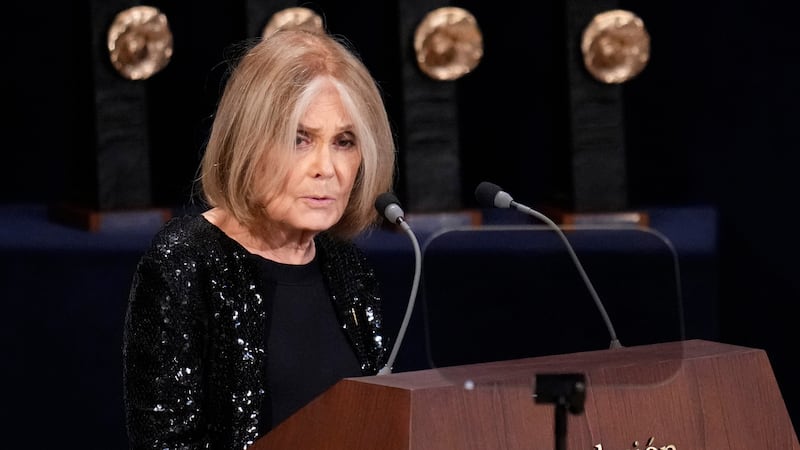 ARCHIVO - Gloria Steinem interviene durante la ceremonia de entrega de los Premios Princesa de...