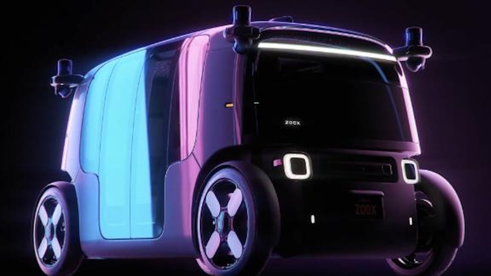 Amazon ha lanzado un vehículo compacto y multidireccional para cuatro personas, diseñado para...