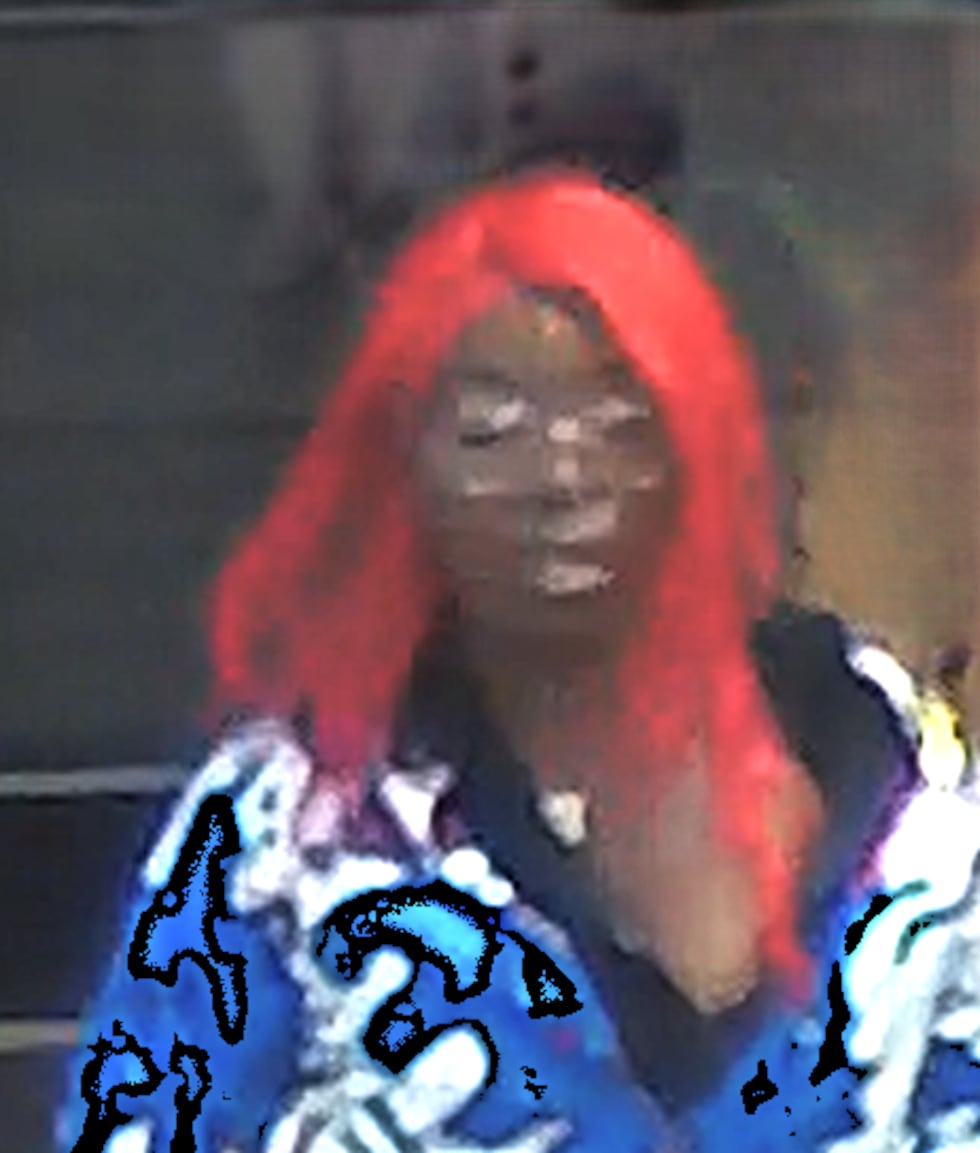 Las Vegas police released photos of a robbery suspect Friday night.