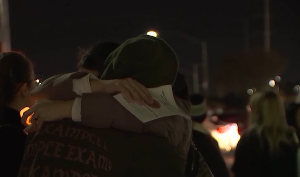 Nurses in Las Vegas joined together in protest of the deadly shooting of Alex Pretti.