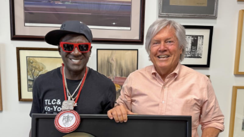 Clark County Commissioner Tick Segerblom met with hip hop legend Flavor Flav to discuss plans...