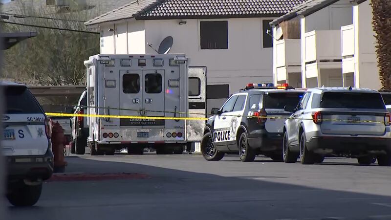 La Policía Metropolitana de Las Vegas investiga un tiroteo mortal entre dos compañeros de piso...