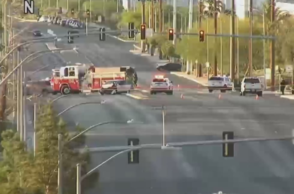 The North Las Vegas Police Department is investigating a police shooting and crash Wednesday...