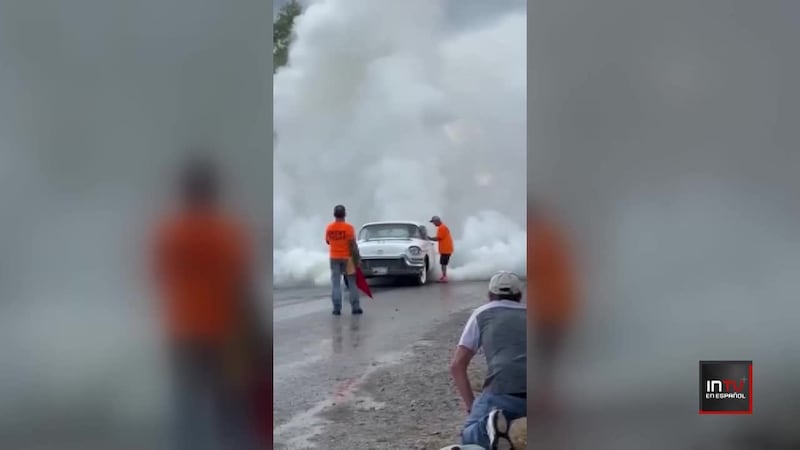 Abuela es campeona de “burnout”