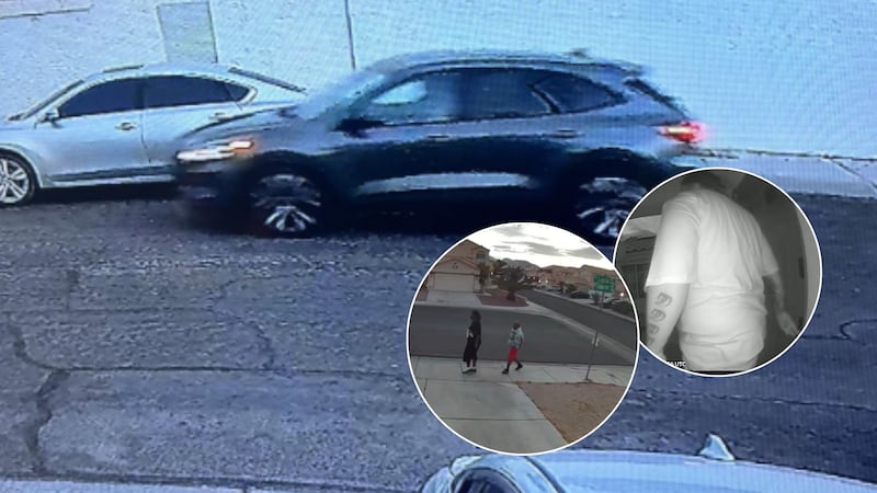 La policía de Las Vegas solicita ayuda para identificar a dos sospechosos de un robo ocurrido...