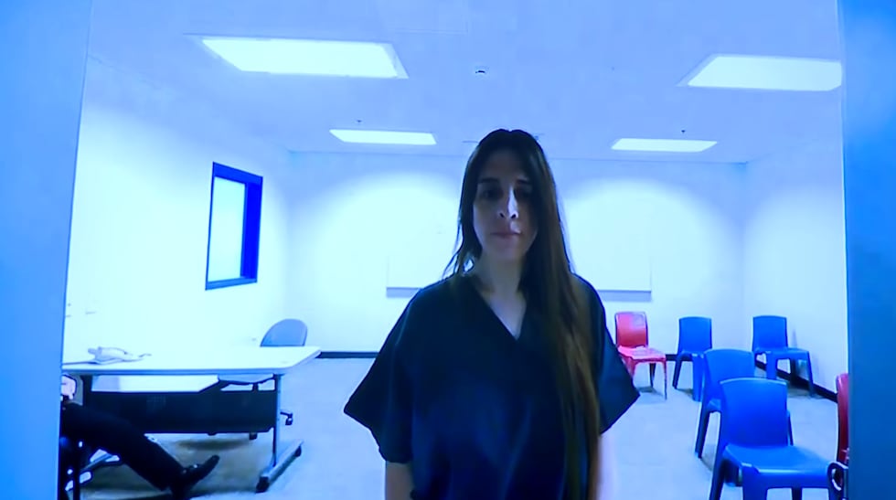 Allison Howlett, acusada de hacer amenazas relacionadas con un acto de terrorismo, compareció...