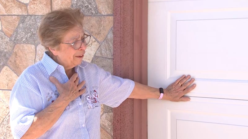 A 78-year-old widow who waited seven months for a garage door repair after a vandalism spree...