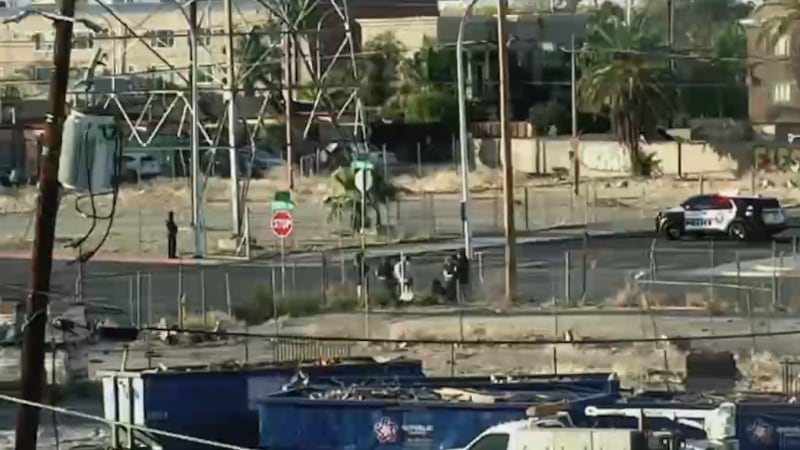 Metro is investigating a police shooting in downtown Las Vegas on Tuesday evening.