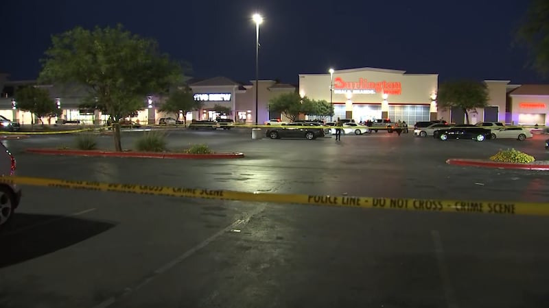 LVMPD says a man was shot and killed at a business in a shopping center on North Rainbow...