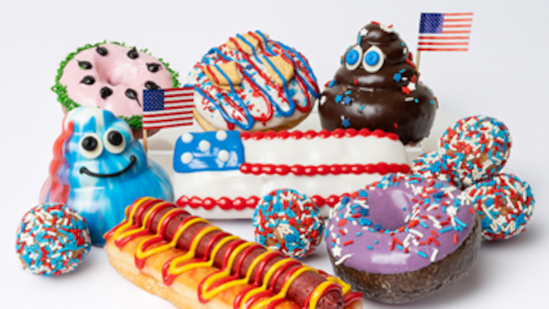 Pinkbox Doughnuts to celebrate Fourth of July and America’s 250th with patriotic doughnut menu