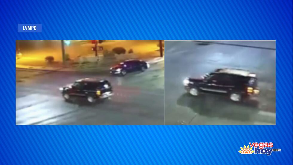 La policía de Las Vegas busca al presunto conductor y al vehículo que se cree estuvieron...