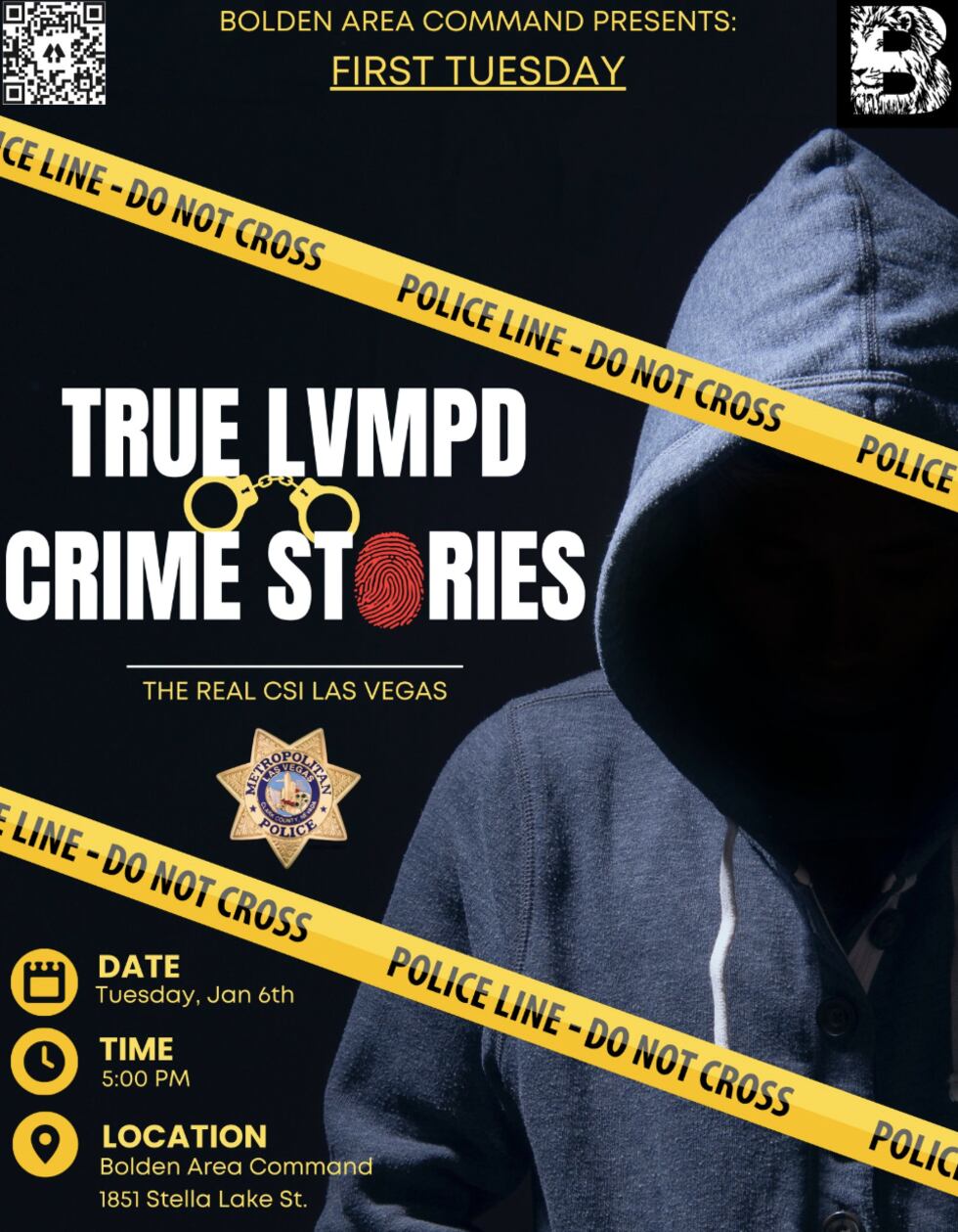 Policía de Las Vegas invita a la comunidad a sus conversatorios sobre varios temas importantes...